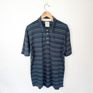 Billy Reid Men’s Contrasting Horizontal Stripe Polo Shirt